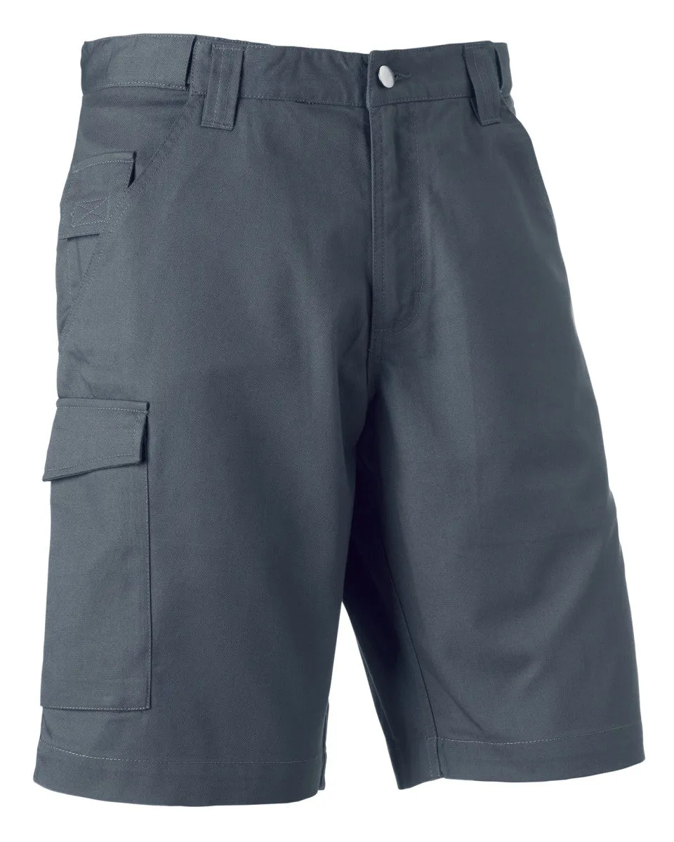 002M Russell Polycotton Twill Shorts