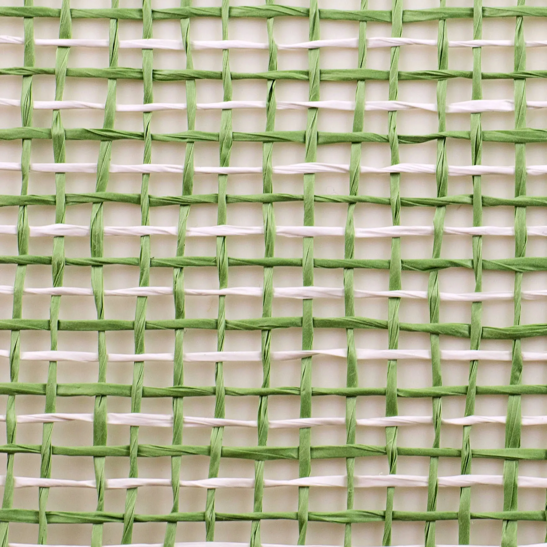 10" Multi Poly Burlap Check Mesh: Lime Green & White