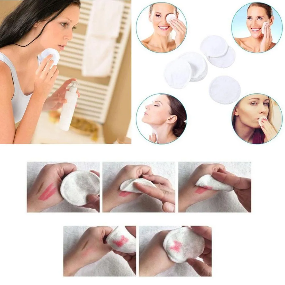 12 Pack Reusable Makeup Remover Pads