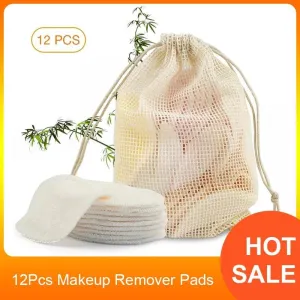 12 Pack Reusable Makeup Remover Pads