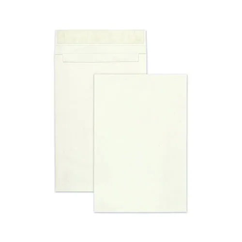 14 Lb Tyvek Open End Expansion Mailer Value Pack, #15 1/2, Flip-stik Flap, Redi-strip Closure, 12 X 16, White, 100/carton