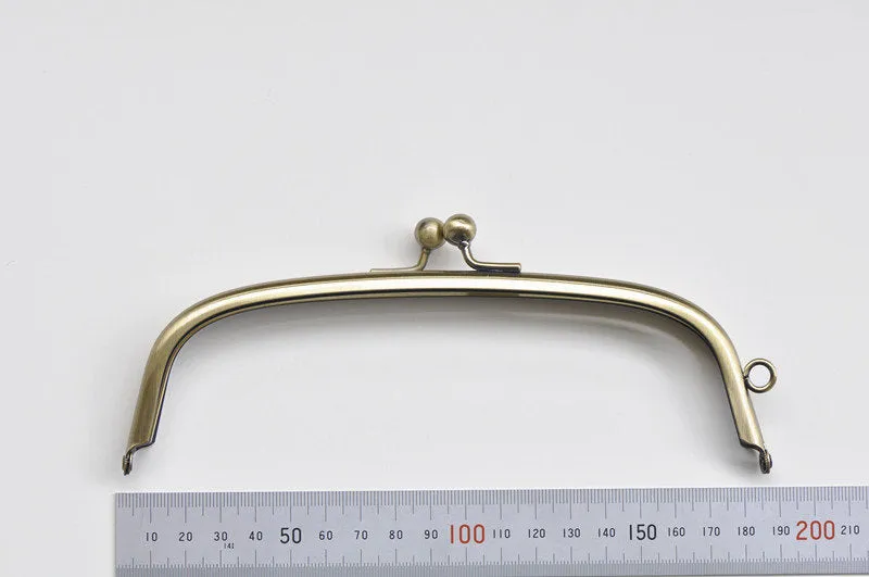 18cm Bronze Metal Purse Frame Clutch Purse Frame 18cm (7")