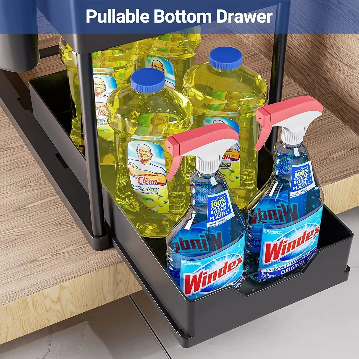 2 Tier Under Sink Storage and Organizer