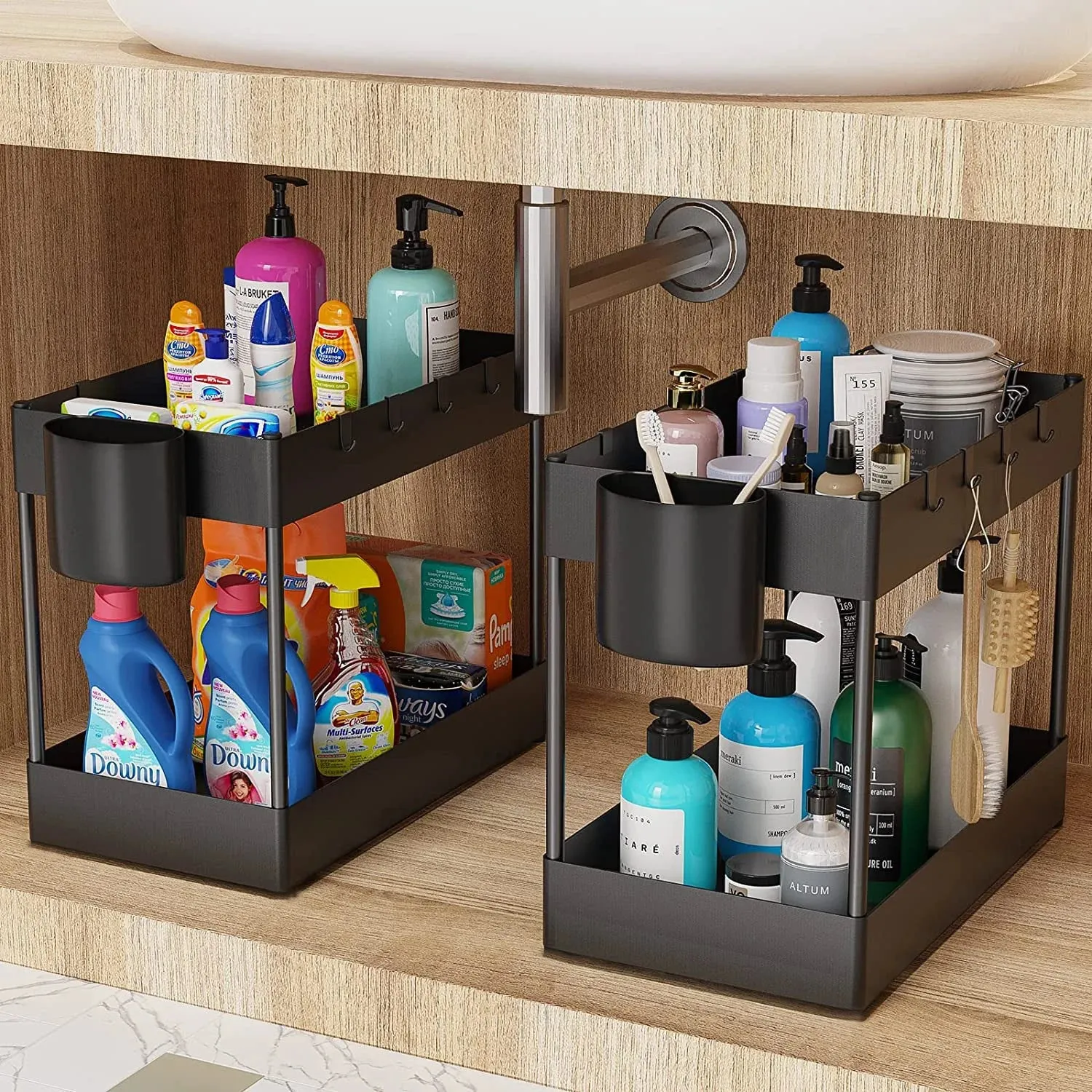 2 Tier Under Sink Storage and Organizer