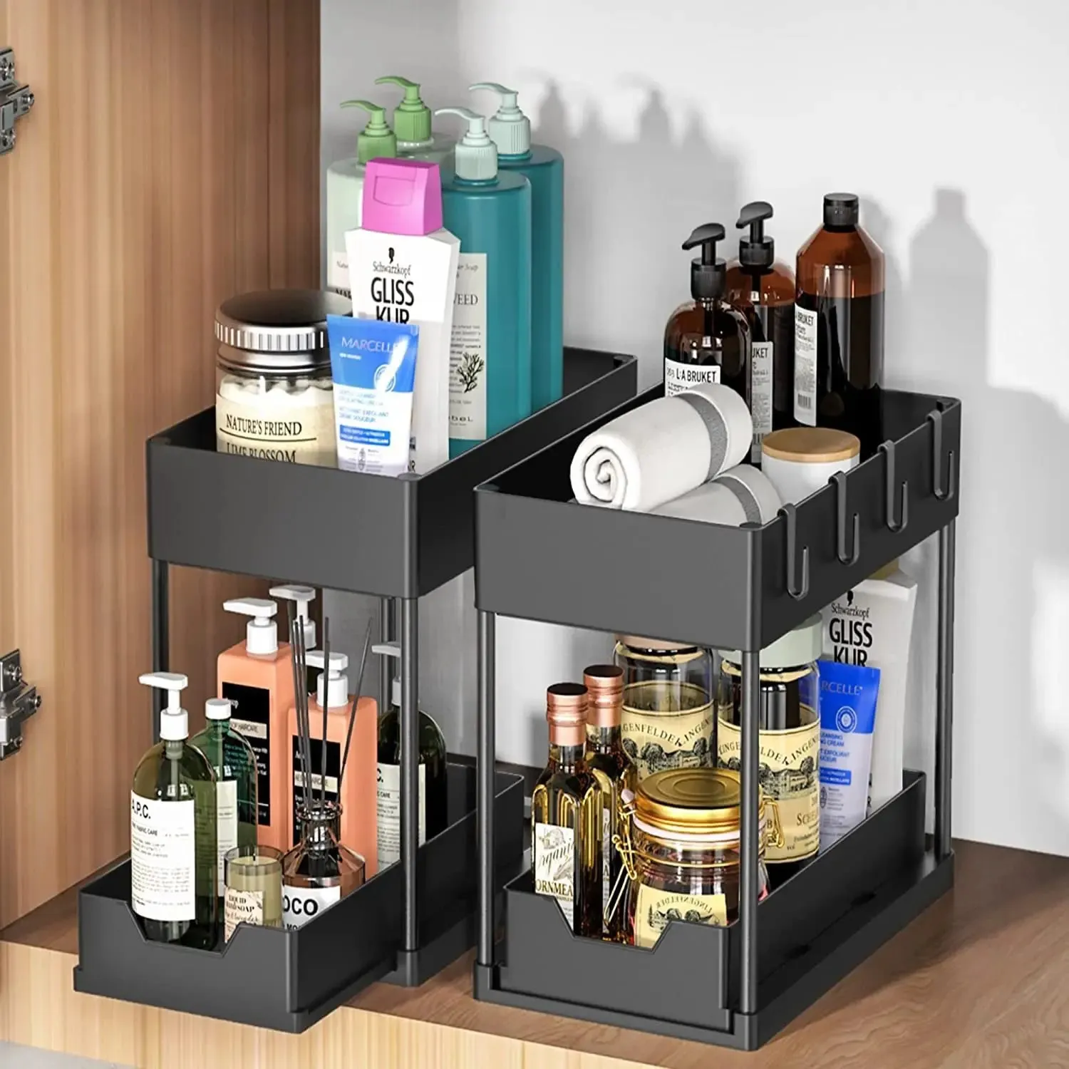 2 Tier Under Sink Storage and Organizer