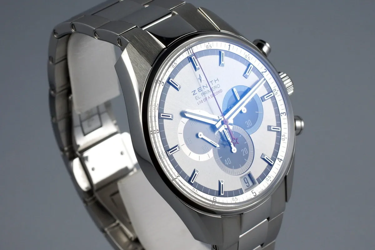 2015 Zenith El Primero 03.2041.4052 Striking Tenths with Box and Papers