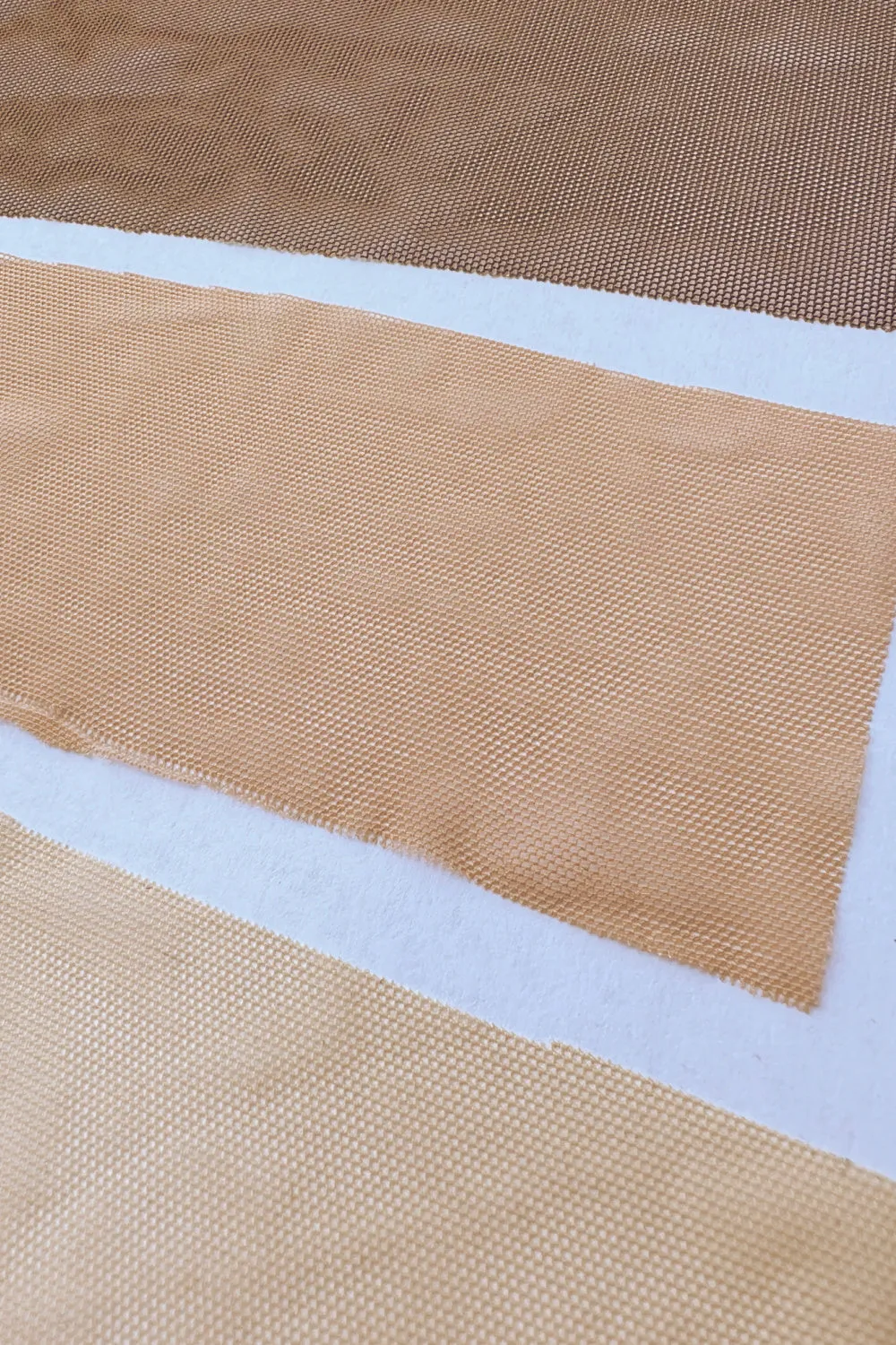 3 Pack of Sheer Mesh Fabric Samples