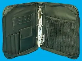 3-Ring Zippered Organizer for Log Book, Notes, Etc.