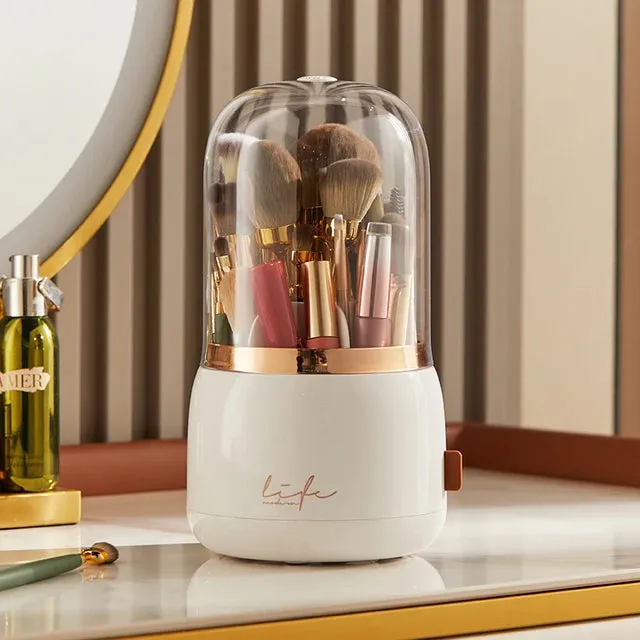 360°Rotating Makeup Organizer