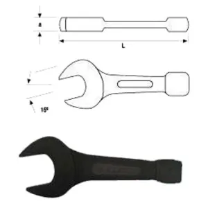 60mm Flat Open End Striking Wrench