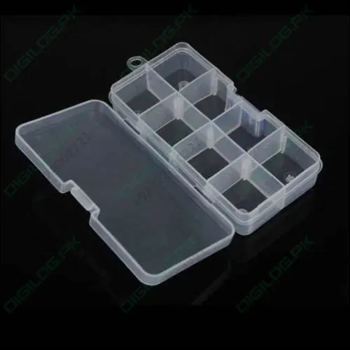 8 Grid Electronic Component Organizer Storage Box Tool Case F-141