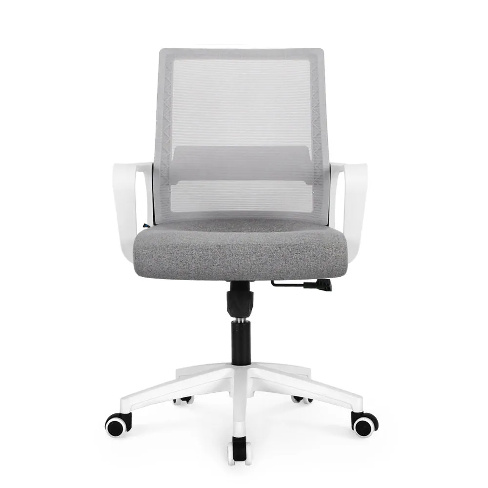 801 white frame mesh office chair