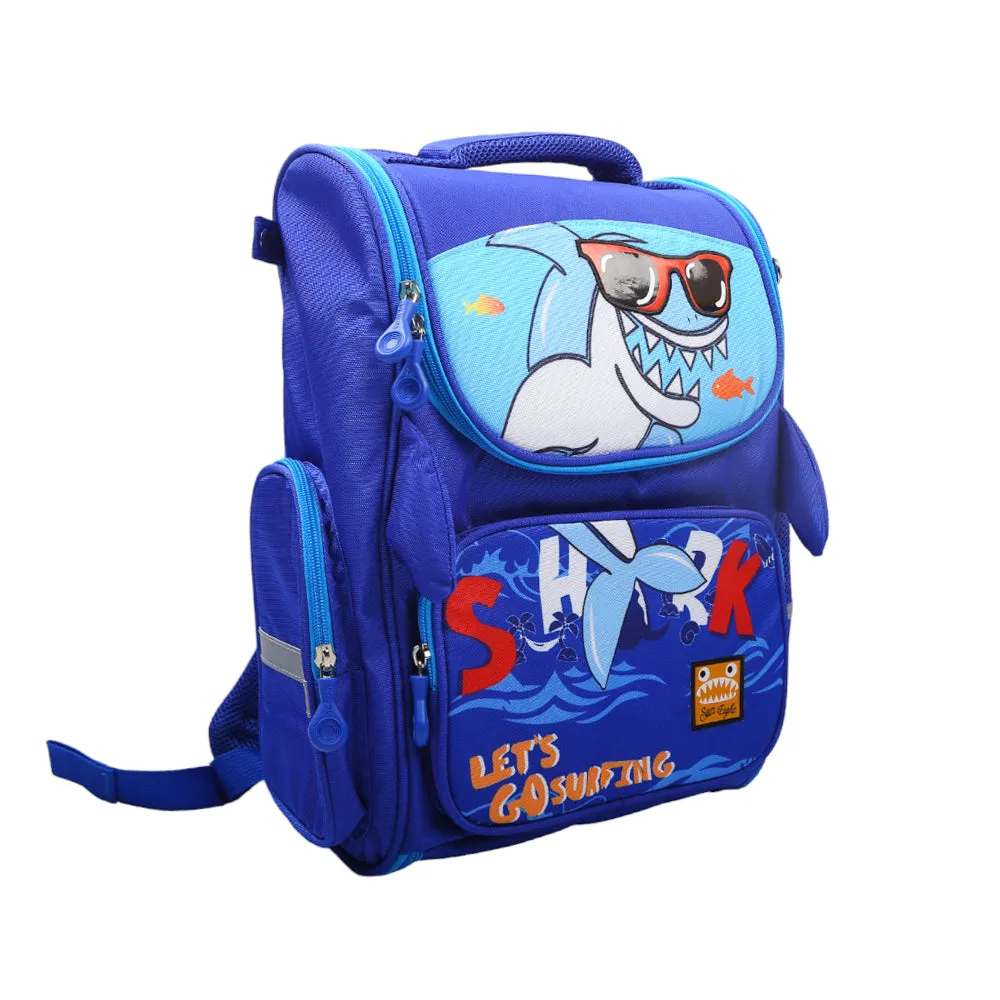 90005 KIDS SCHOOL BACK PACK BLUE/LAKE GREEN 16INCH IR