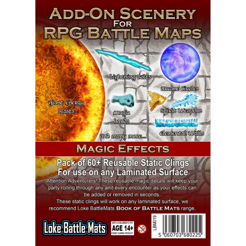 Add-On Scenery for RPG Battle Mats: Magic Effects