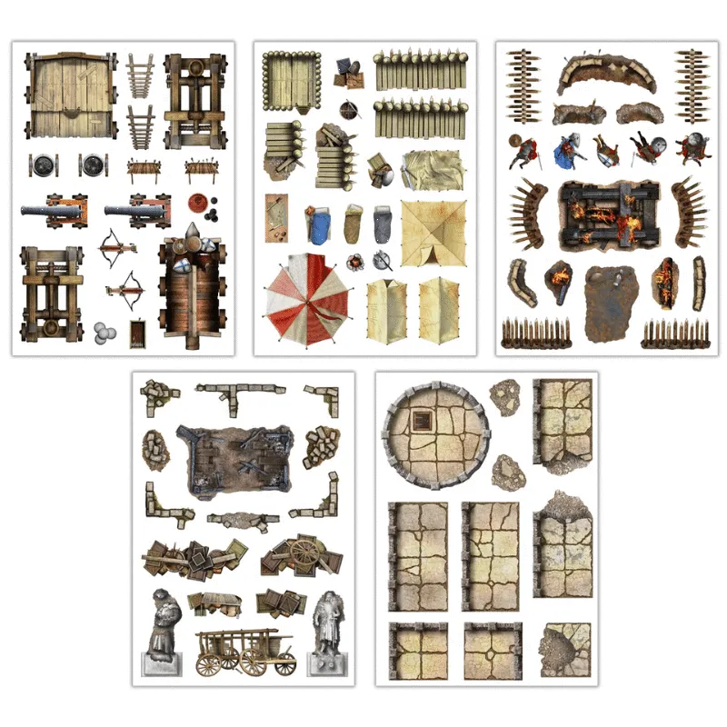 Add-On Scenery for RPG Battle Mats: War & Siege