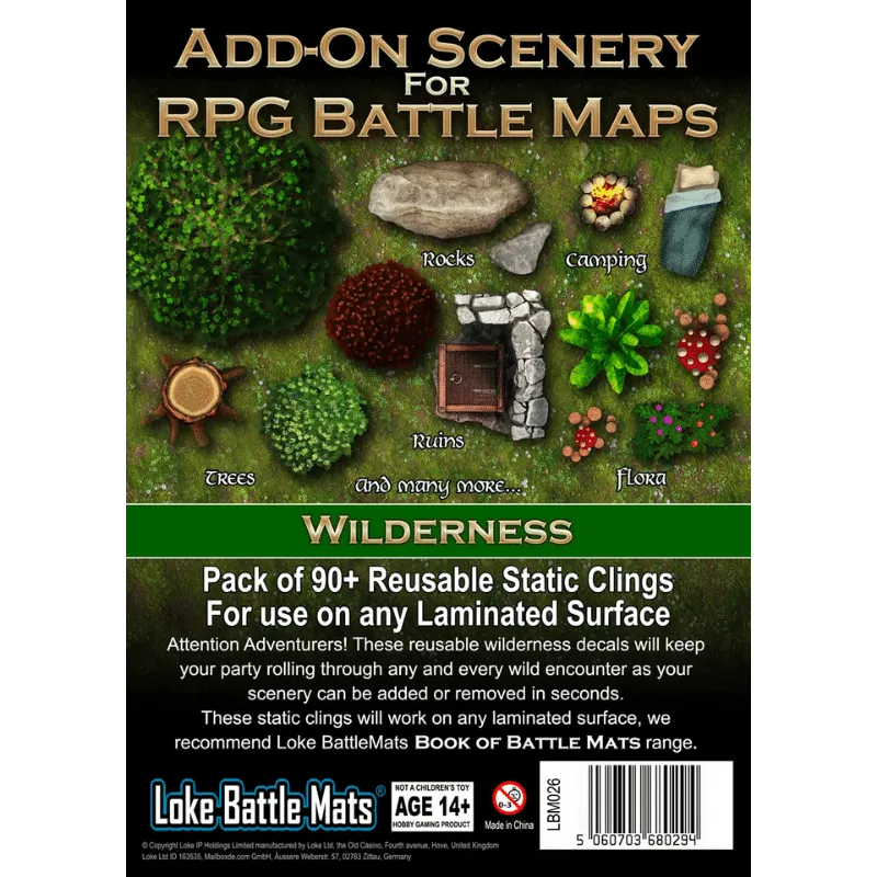 Add-On Scenery for RPG Maps - Wilderness