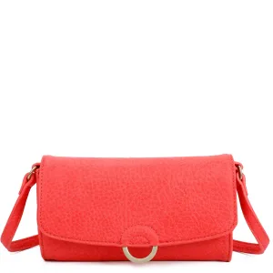 Agnes Wallet Crossbody - Hibiscus