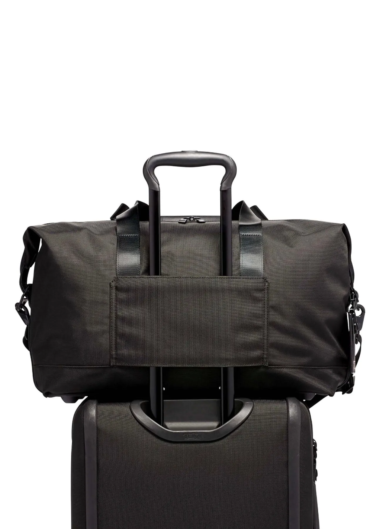 Alpha 3 Double Expansion Travel Satchel - Black