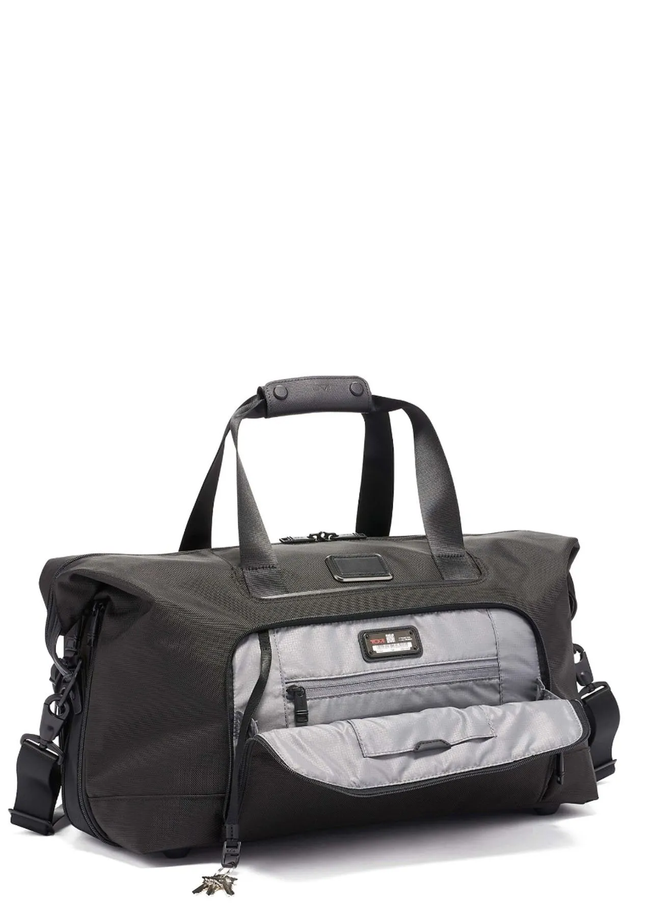 Alpha 3 Double Expansion Travel Satchel - Black