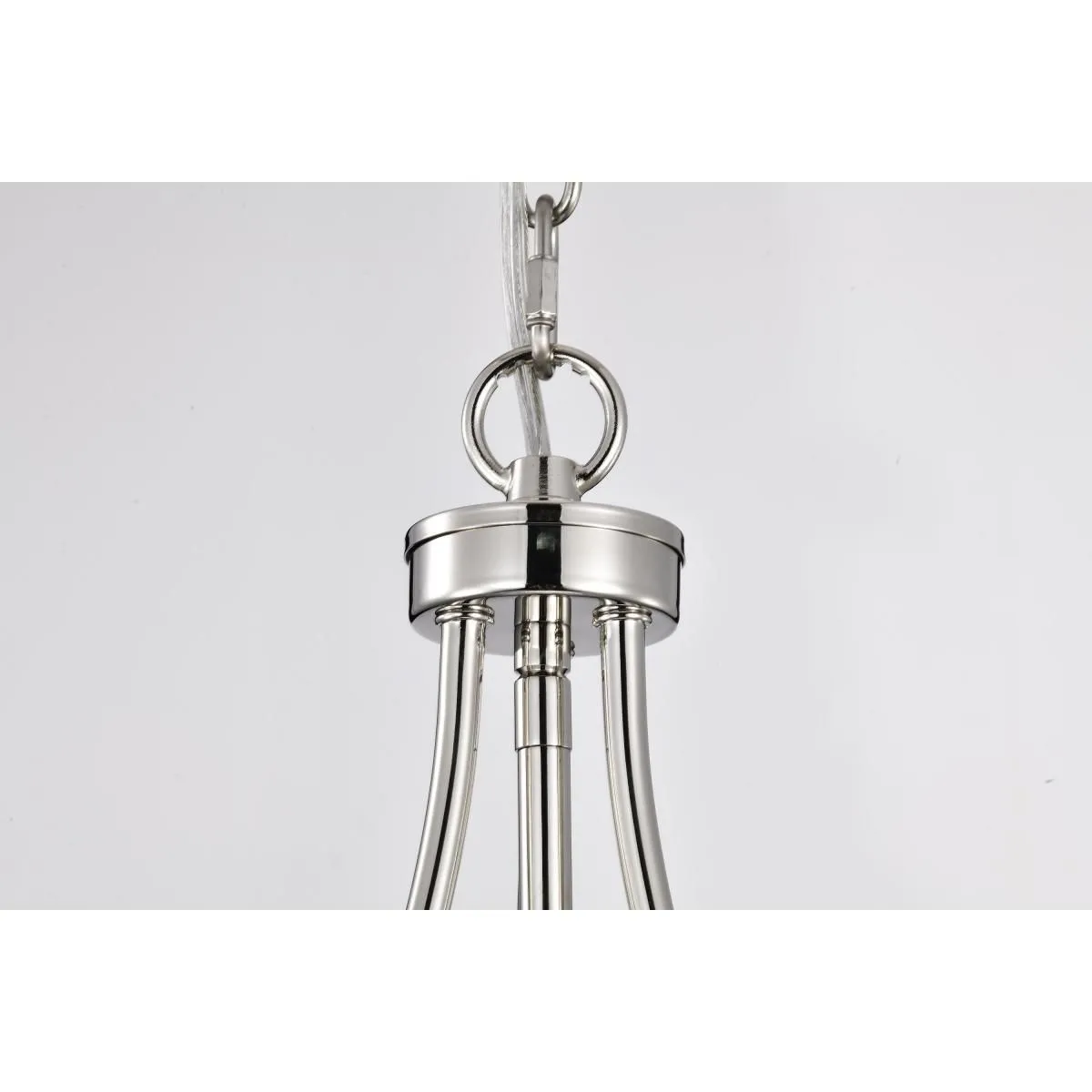 Amado 10 in. Pendant Light Polished Nickel Finish