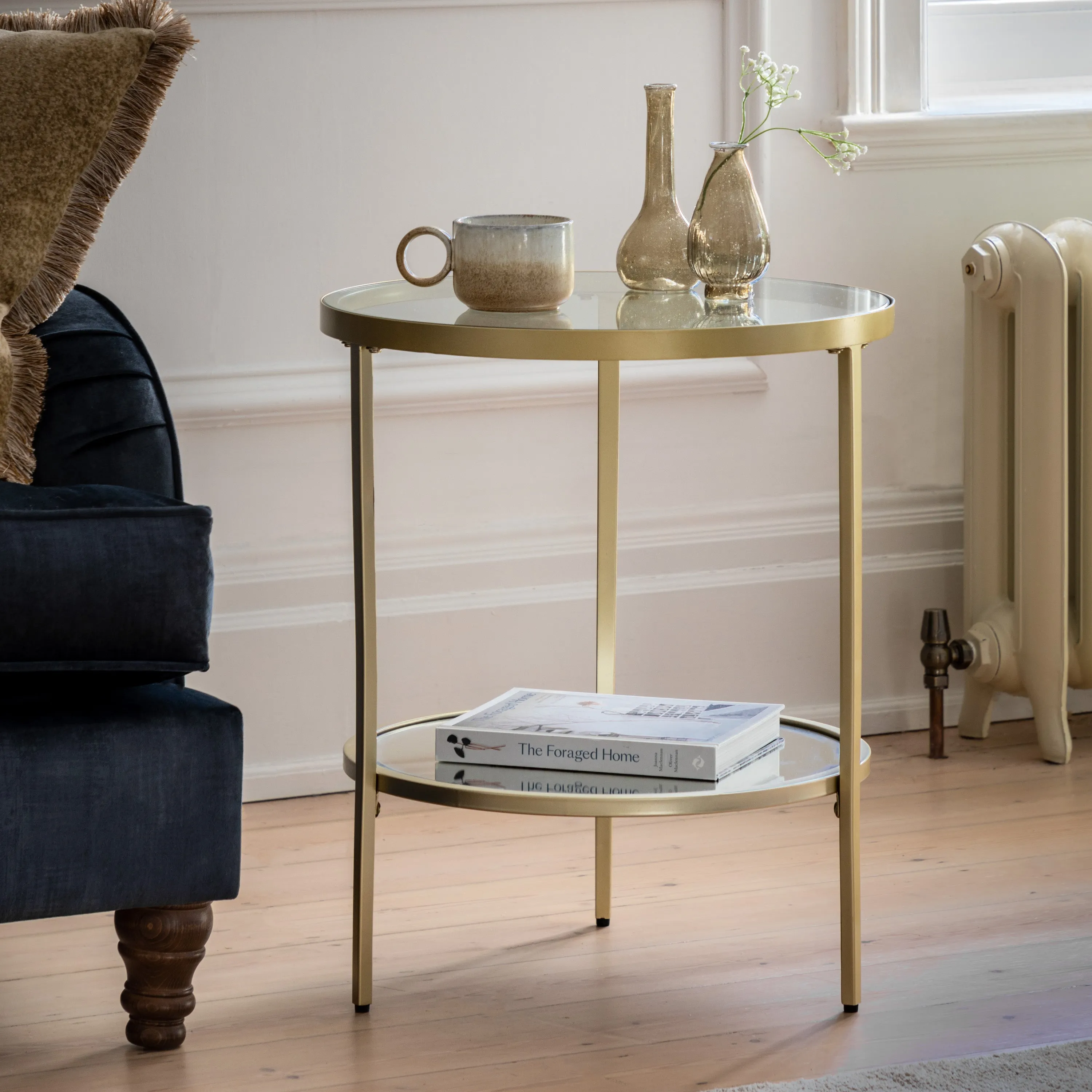 Amos Hudson Side Table Champagne