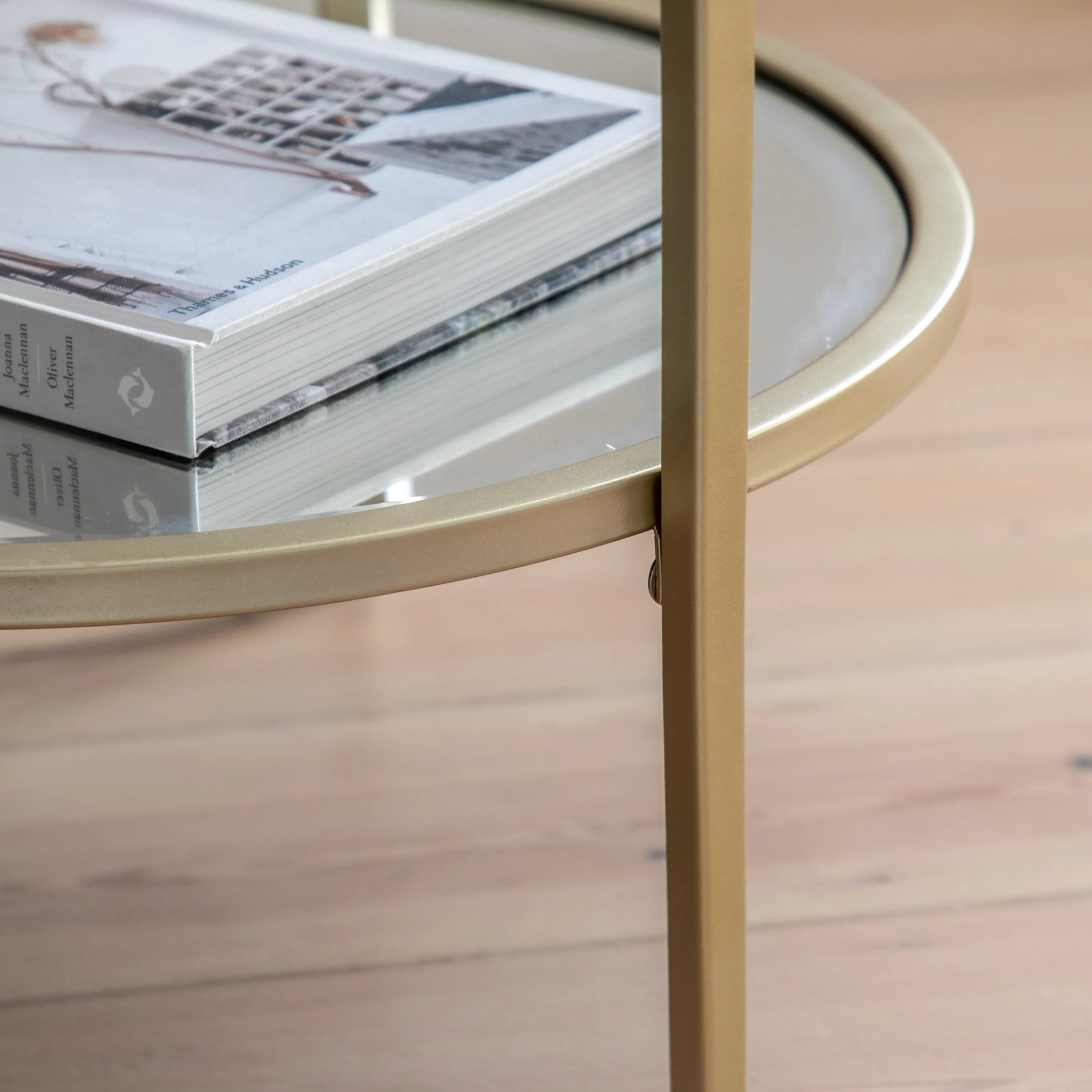 Amos Hudson Side Table Champagne