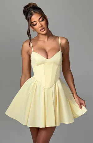 Analeigh Mini Graceful Dress - Lemon