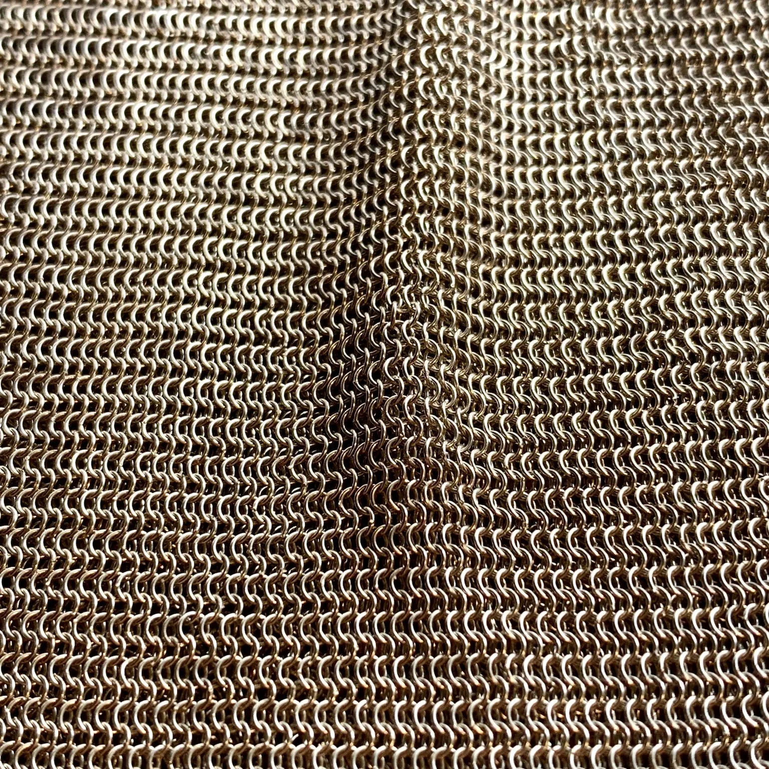 Antique Silver Mesh Purse