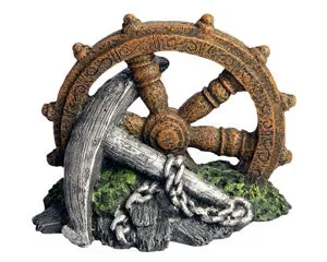 Aqua One Anchor With Ship Wheel