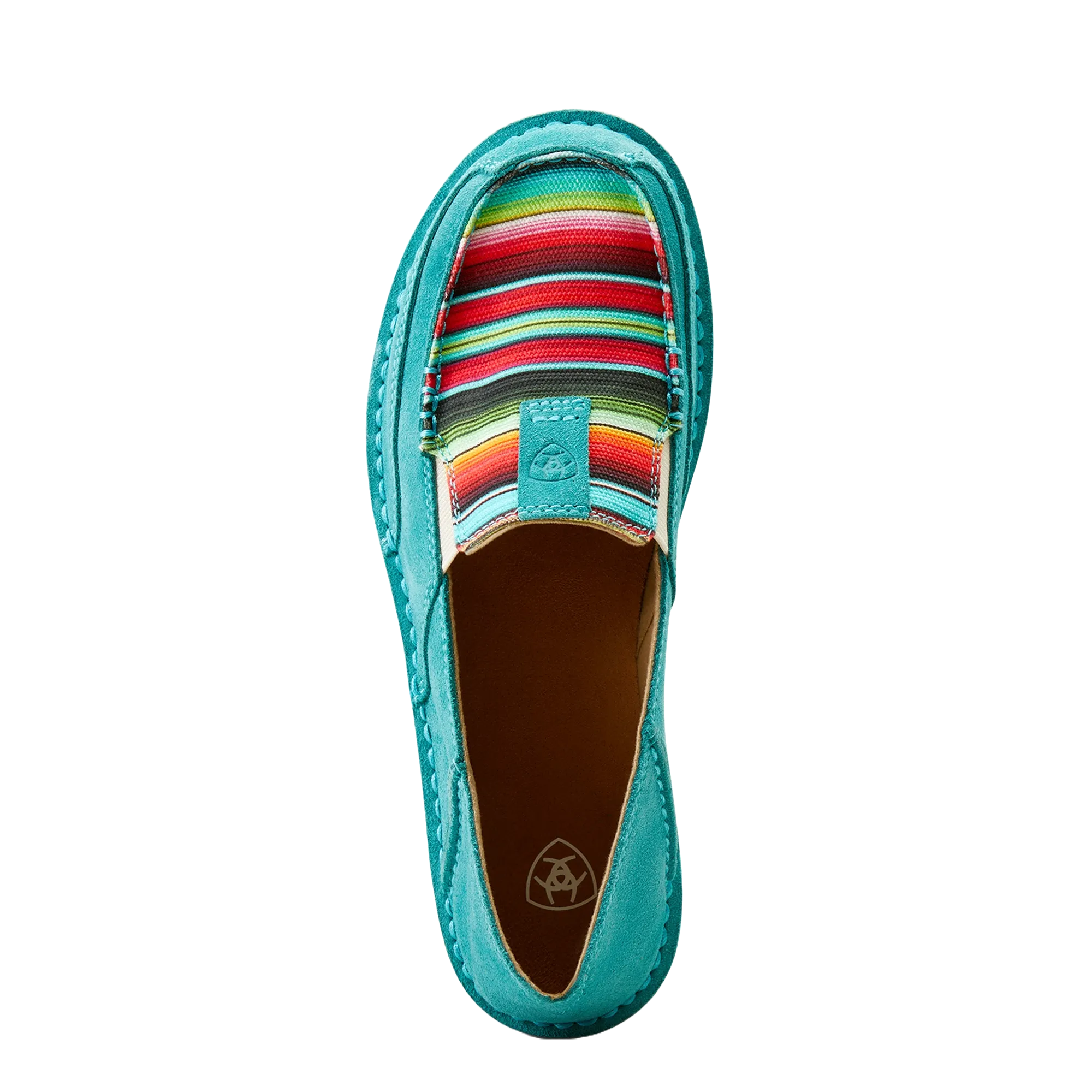 Ariat Ladies Teal Suede & Striking Serape Cruiser 10050955