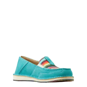 Ariat Ladies Teal Suede & Striking Serape Cruiser 10050955