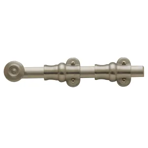 Baldwin | Ornamental Heavy Duty Surface Bolt in Satin Nickel