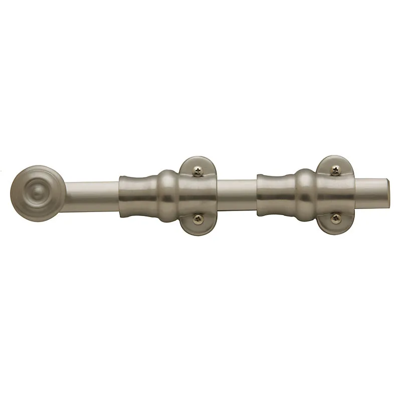 Baldwin | Ornamental Heavy Duty Surface Bolt in Satin Nickel