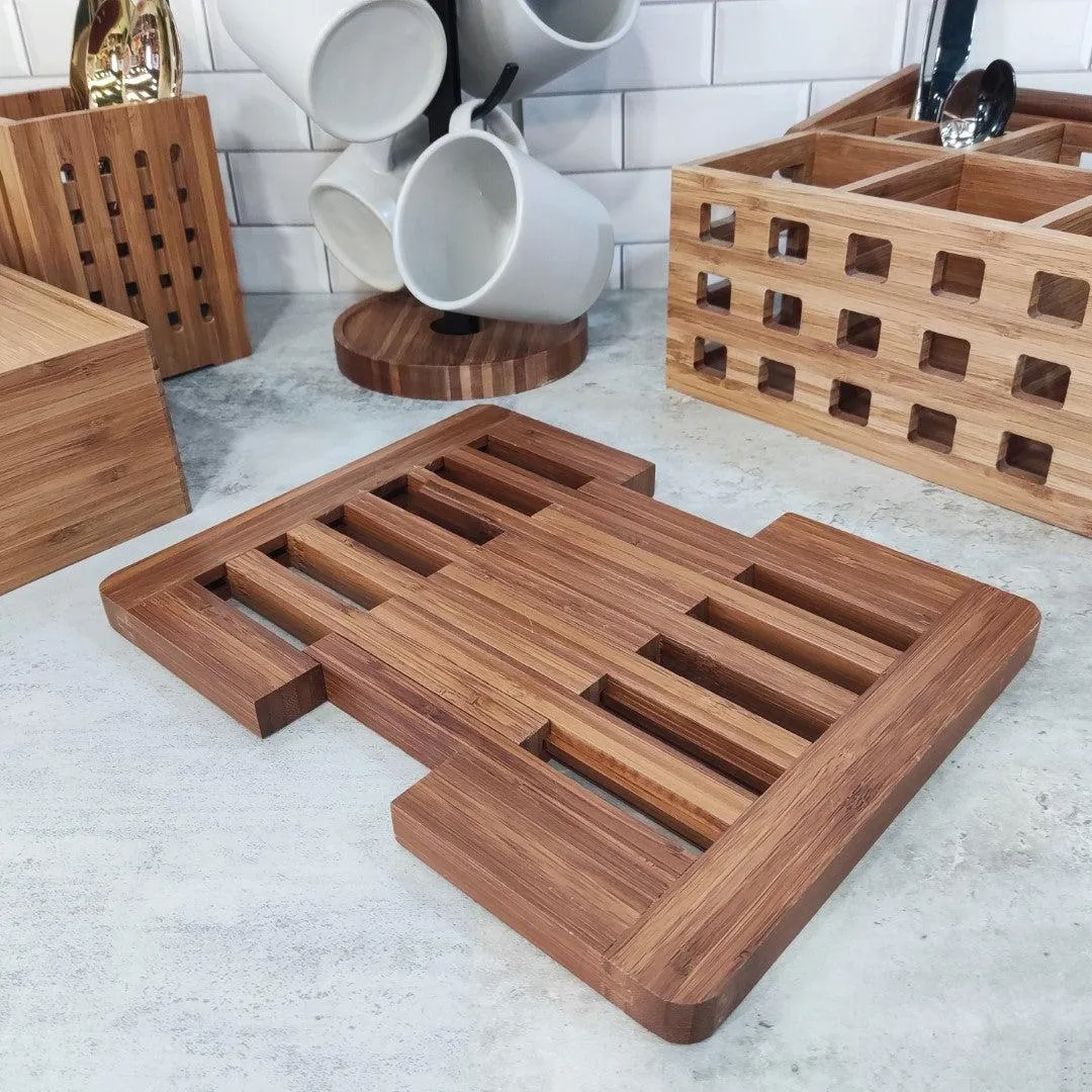 Bamboo Expandable Trivet