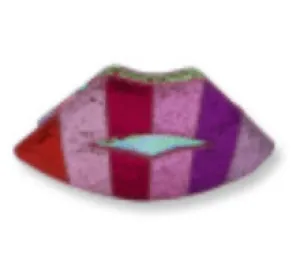 Bari Lynn Lips Purse