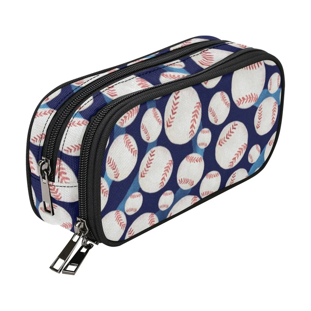 Baseball Pencil Pouch | Durable Organizer for Pens & Supplies