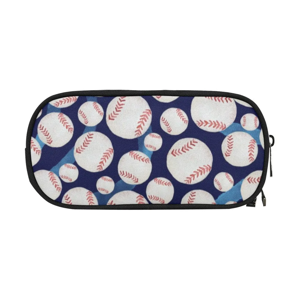 Baseball Pencil Pouch | Durable Organizer for Pens & Supplies