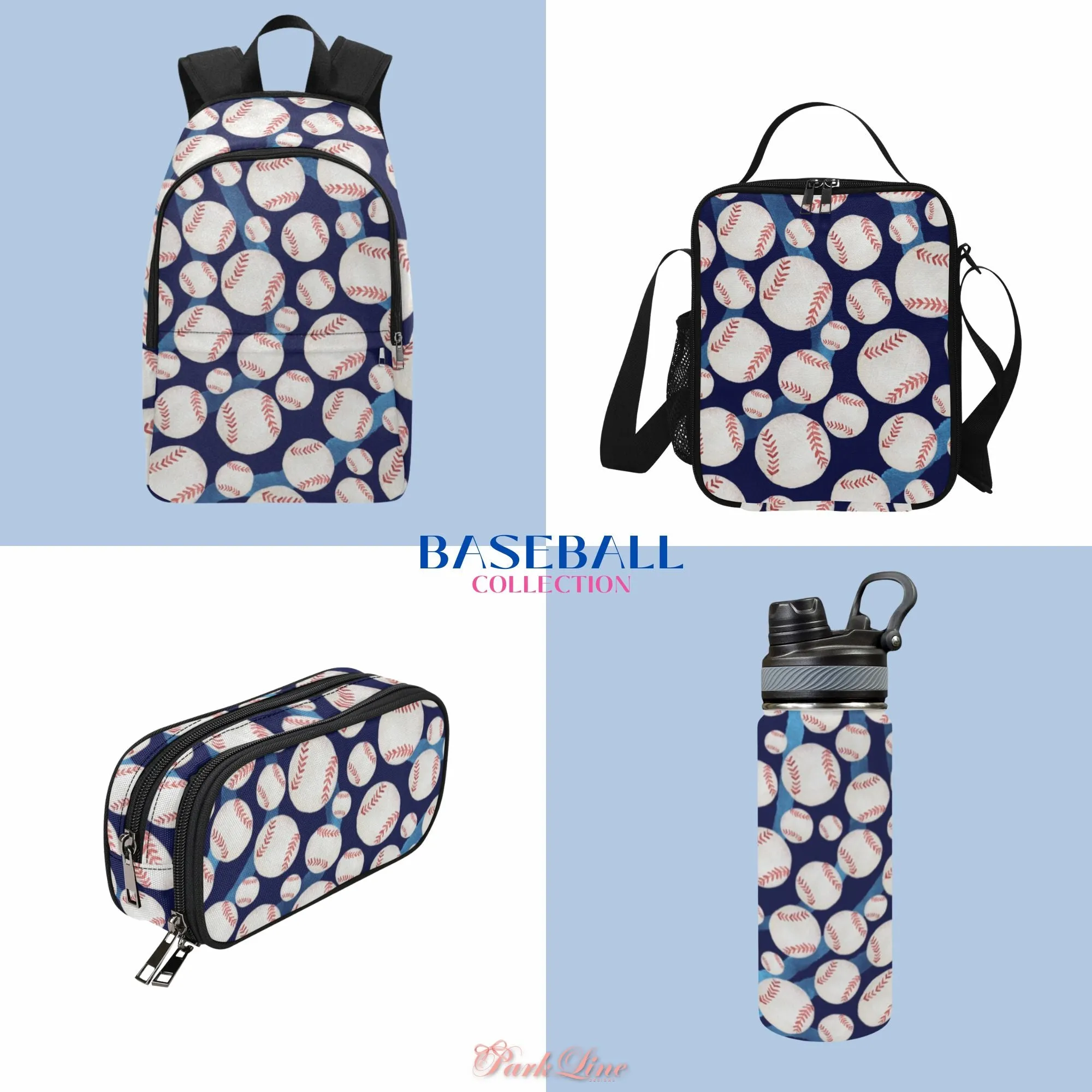 Baseball Pencil Pouch | Durable Organizer for Pens & Supplies