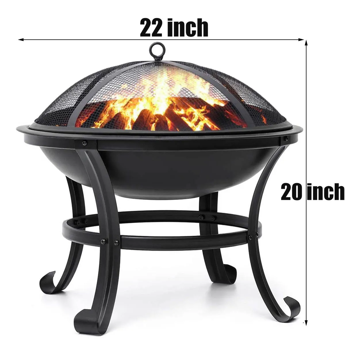 BBQ Grill Outdoor Fire Pit Stove Wood Log Barbecue Grill Stove