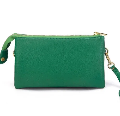 Bentlie Three Compartments Crossbody Bag-Green