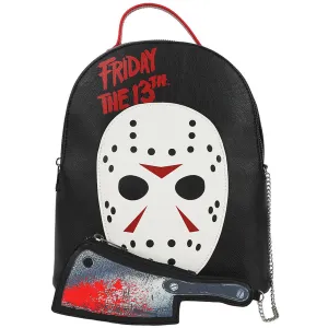 Bioworld Friday The 13th Jason Mask Mini Backpack and Knife Coin Purse