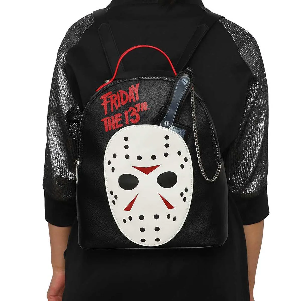 Bioworld Friday The 13th Jason Mask Mini Backpack and Knife Coin Purse