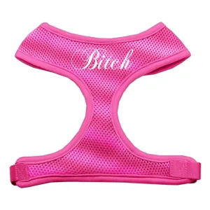 Bitch Soft Mesh Harnesses Pink Small