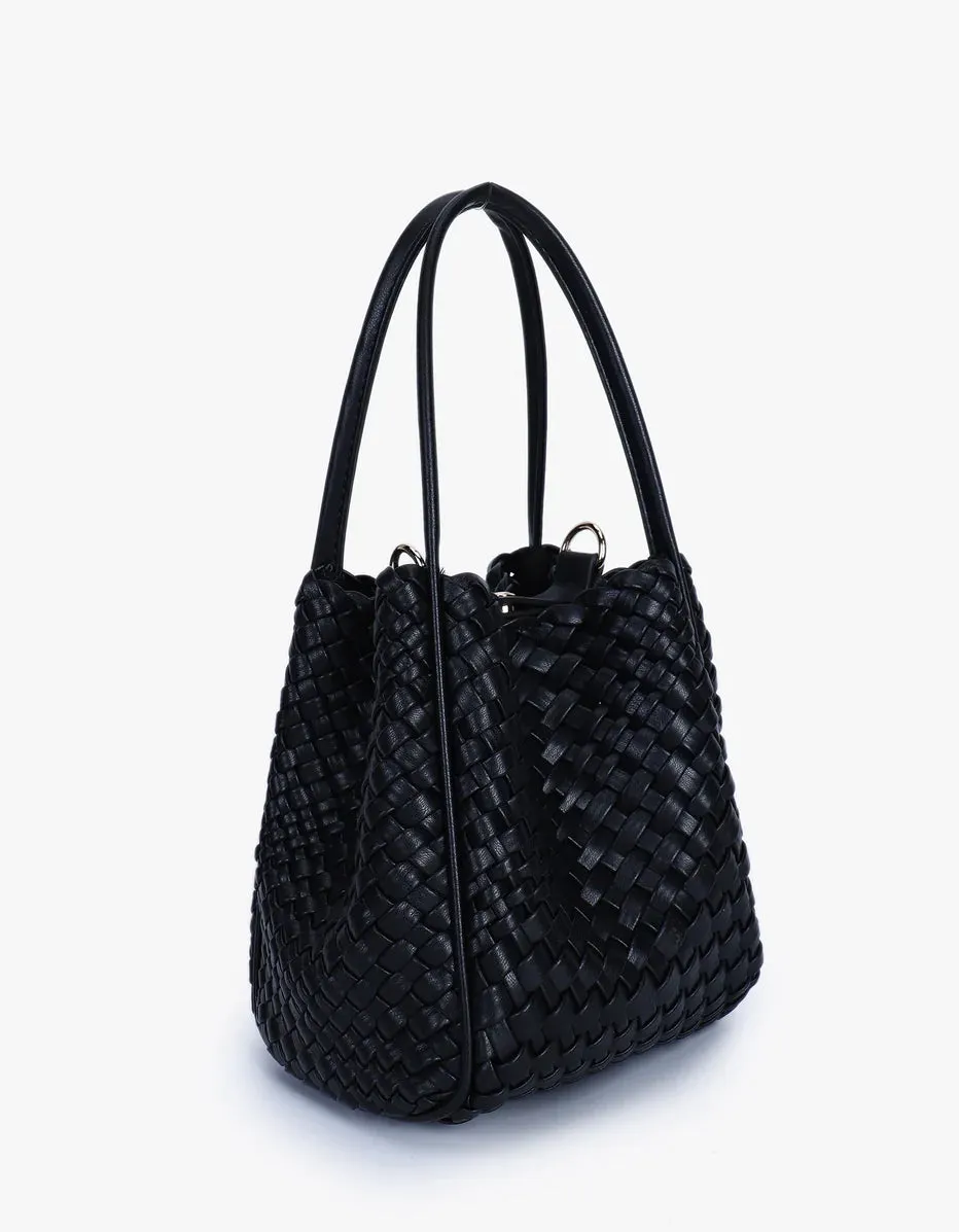 Black Hollace Mini Tote