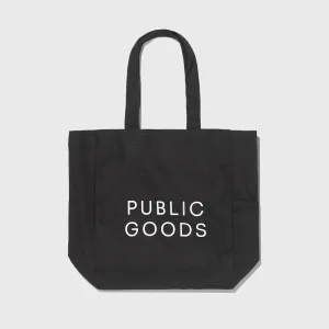 Black Reusable Cotton Tote Bag