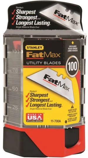 Blade Knife Utility Fatmx100pk