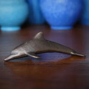 Bronze Dolphin Sculpture