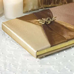 Bronze Elegance Traditional Guest Book