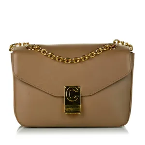 Celine C Crossbody Bag Small Brown