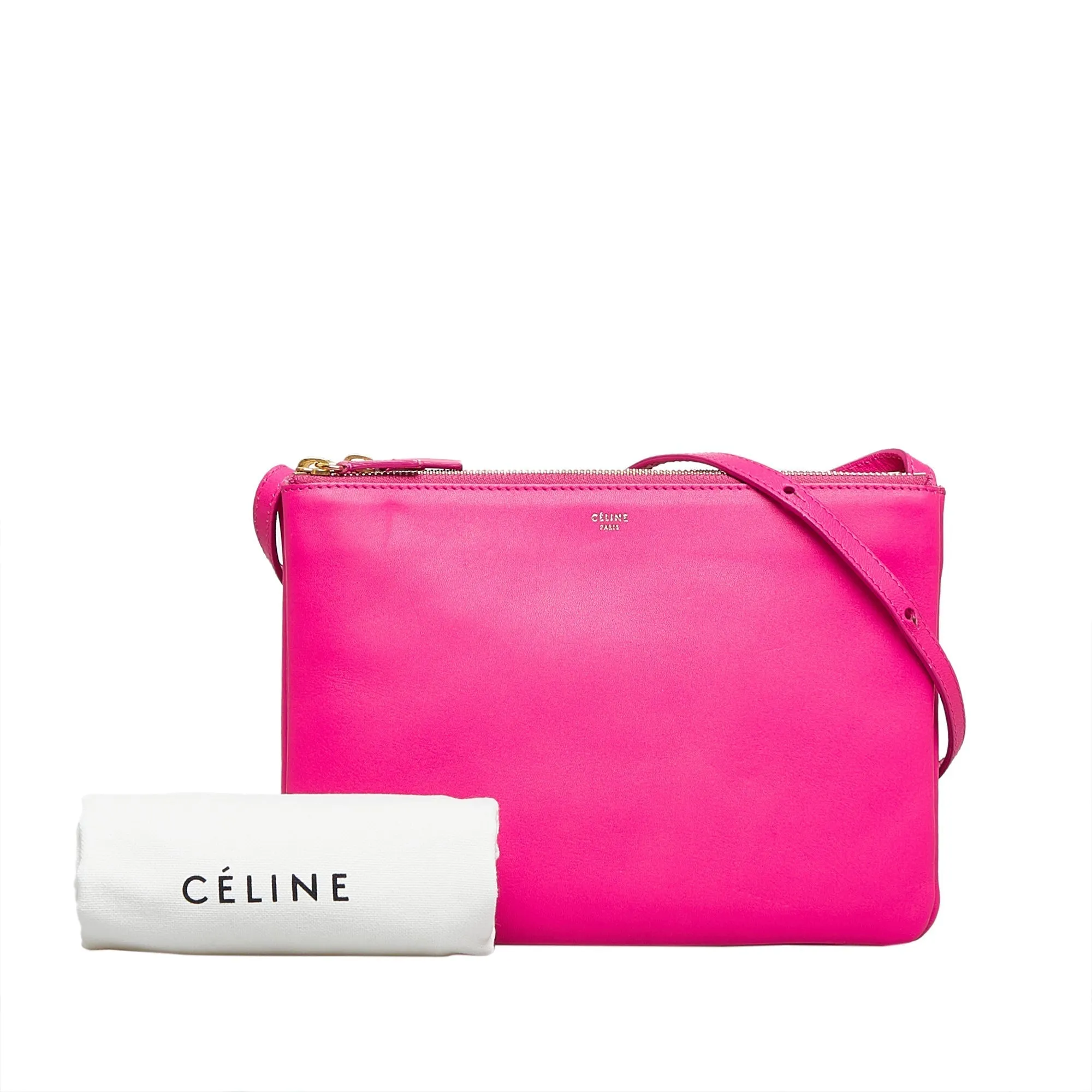 Celine Trio Large Pink Calfskin